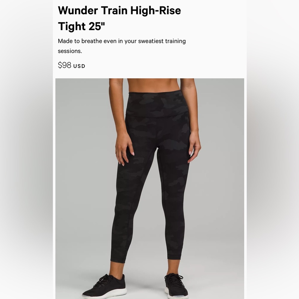 Lululemon Leggings Camo